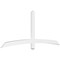 Ekena Millwork Bellingham Architectural Grade PVC Gable Bracket, 84"W x 35"H x 2"D x 4"F, 10/12 Pitch GBP084X35X0204BEL00 - alternate 1